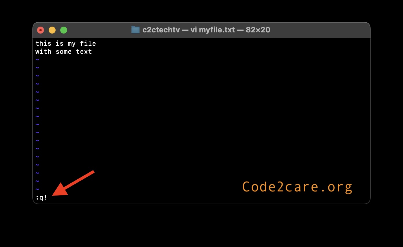How to Exit a File in Terminal (Bash/Zsh) Code2care